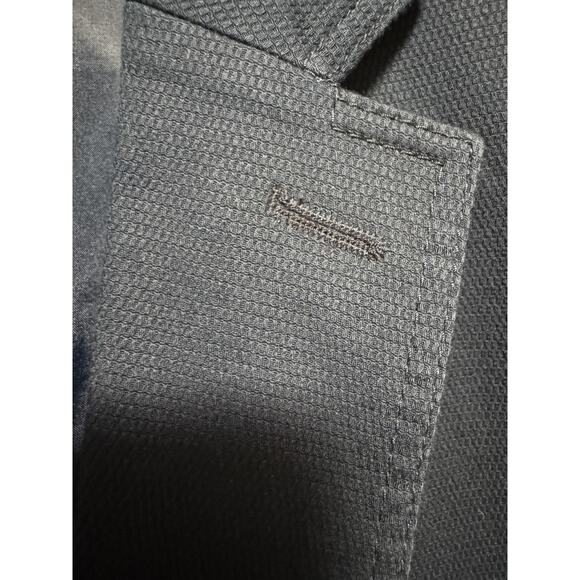 BOSS Hugo Boss Blazer Mens 46R Navy Regular Fit Two Button Notch Lapel Textured - Picture 5 of 15